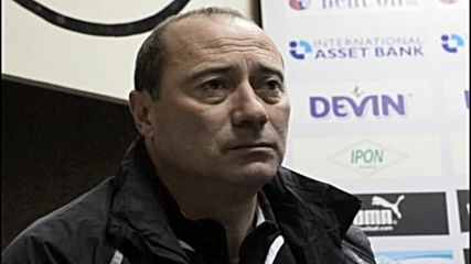 Емил Велев доволен от играта на Славия