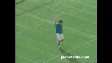 Agassi - Federer Tennis Match