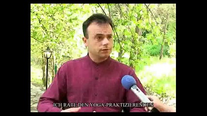 Fernseh-interview mit Kiril Stojanov