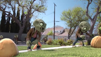 Много як трайлър на играта Plants vs.zombies 2 !