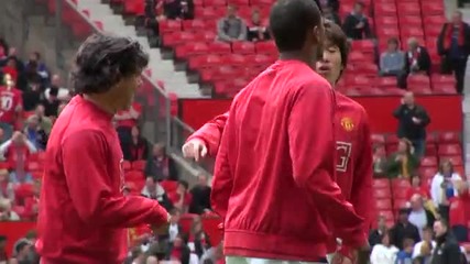 Manchester United Old trafford pre game training 2009 5 10 