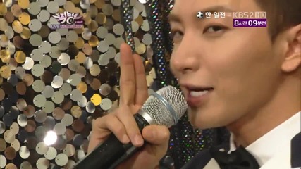Super Junior + Boa - Backstage Interview - Music Bank [10.08.2012] H D