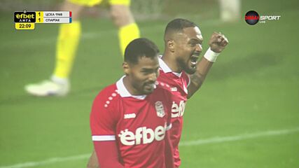 Goal by CSKA 1948 Sofia