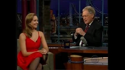 David Letterman  Interview on Jessica Alba