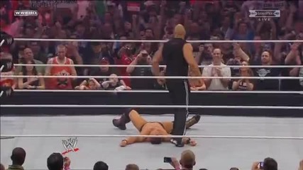 Това е The Rock който познаваме... 2/2 The Rock bottom The Miz