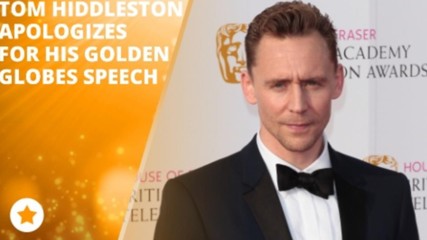 Tom Hiddleston: 'My words just came out wrong'