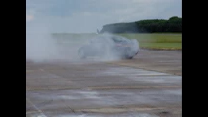 BMW Alpina B8 4.6 burnout