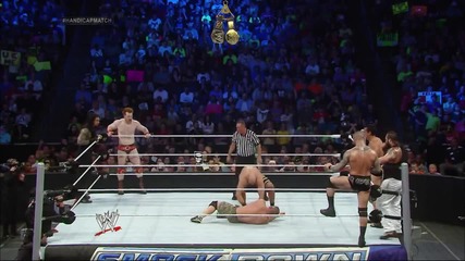 4-on-3 Handicap Match: Smackdown, June 20, 2014