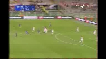 12.08 Фиорентина - Славия Прага 2:0 Адриян Муту гол