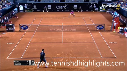 Rafael Nadal vs Fabio Fognini - Rio Open 2015