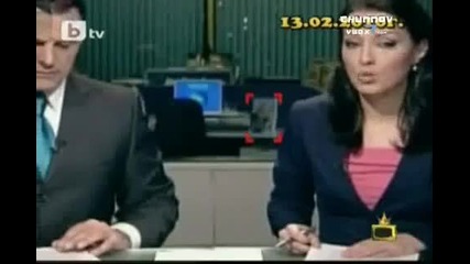 Гавра с Бойко Борисов в Бтв Новините Господари на Ефира 18 02 2010