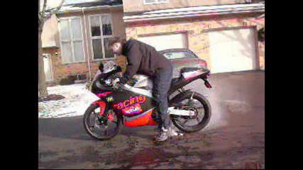 Aprilia Rs 50 Burnout