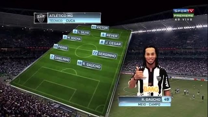 Ronaldinho vs Santos - 26 07 2012