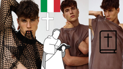 Красив италианец иска да става свещеник 😮