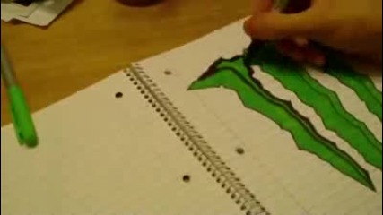 Zk12™ Monster Energy Speed Drawing
