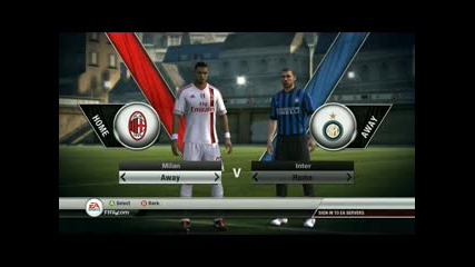 fifa 2012 Milan Vs Inter-страхотен Мач!!!