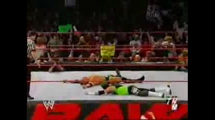W W E Raw - The Rock vs The Hurricane (no disqualification match) 