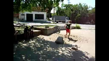 front flip 2 leg
