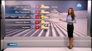Прогноза за времето (08.01.2016 - централна емисия)