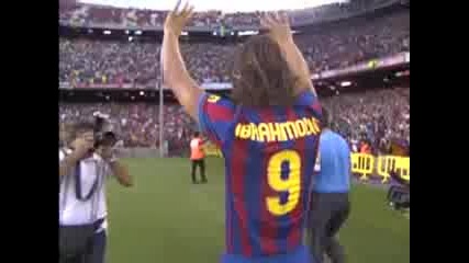 New Ibrahimovic signs with Barcelona 27.07.2009 