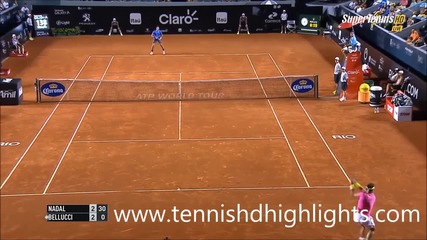 Rafael Nadal vs Thomaz Bellucci - Rio Open 2015