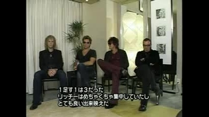 Bon Jovi Interview Tokyo 2009 The Circle 