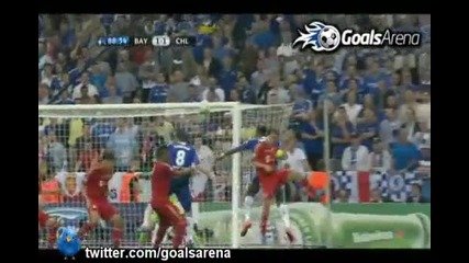 Изравнителният гол на Дидие Дрогба на финала на Шампионска Лига 2012 срещу Байерн Мюнхен