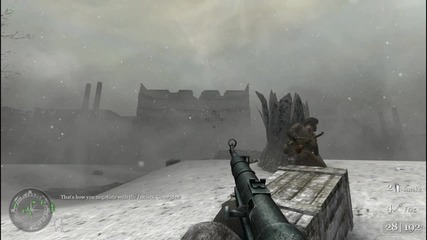 Call Of Duty 2 Най-бруталната сцена