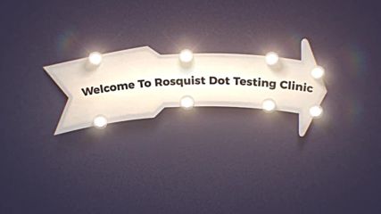 Rosquist Dot Urine Test Testing Clinic | 801-785-9180