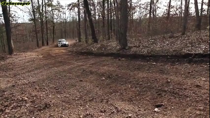 Ken Block tests for his attempt at a 6th consecutive 100 Acre Wood win