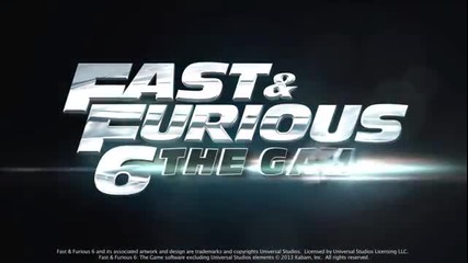 Fast & Furious 6: The Game Trailer on iphone, ipad and Android - May 2013
