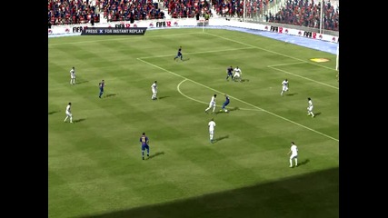 Barcelona - Real Madrid goal Neymar ( Fifa 12 )