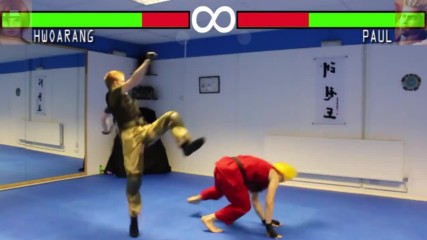 Real Life Tekken Fight Hwoarang Vs Paul Taekwondo Kungfu Karate Film Menejer 2016 Hd