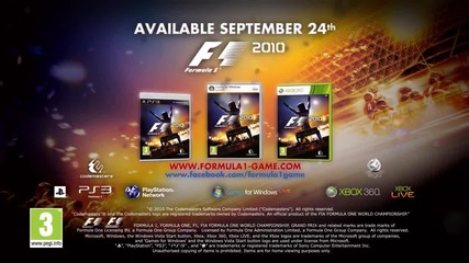 Official F1 2010 Gameplay Trailer hd 