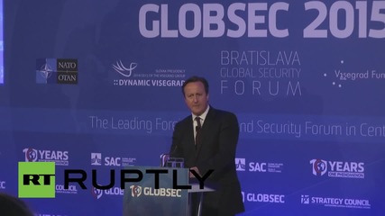 Slovakia: PM Cameron reaffirms support to Ukraine at GLOBSEC
