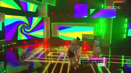 Nep - Dora Dora @ Music Core (08.09.2012)