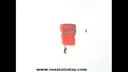 Base jumping from Ostankino tower!!! 550 metres high 