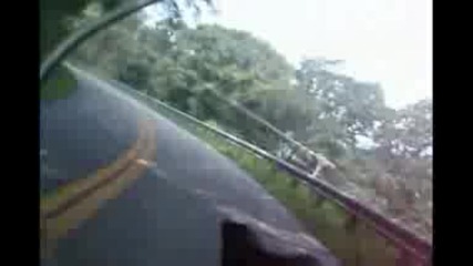Vstrom 1000 on Hwy 180, Wolf Pen Gap 