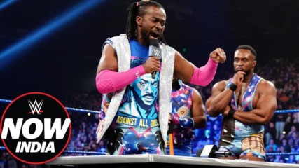 Kofi Kingston signs the contract for WrestleMania 35: WWE Now India