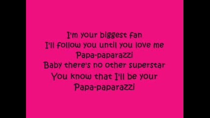 Lady Gaga - Paparazzi [ with lyrics ]