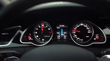 Ускорение на Audi Rs5 0-280 km-h