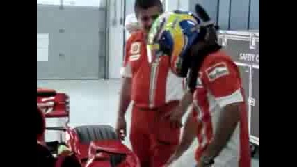 Massa В Тестовете На Ферари