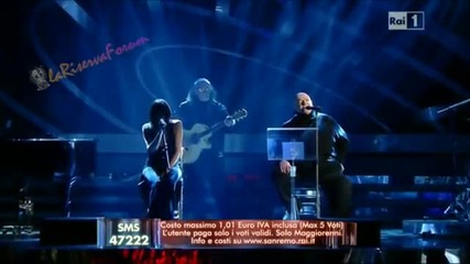 Sanremo 2012 - Mattia Bazar e Platinette - " Sei tu" - 17/02/2012