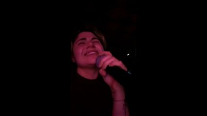 Demi and friends karaoke