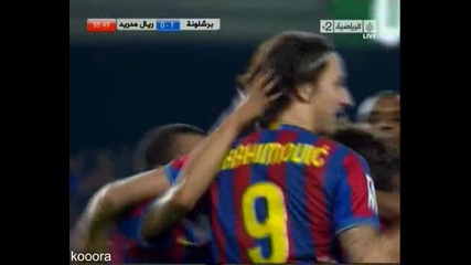 Ibrahimovic - Barcelona 1 - 0 Real Madrid 