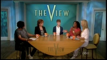Justin Bieber на интервю в The View