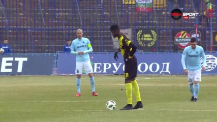 Дунав - Ботев Пд 1:0 /първо полувреме/