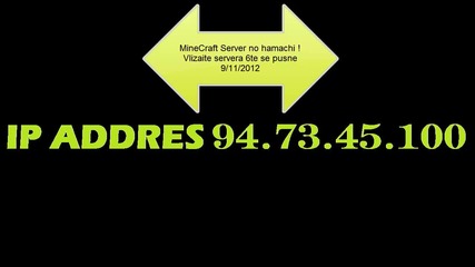Minecraft Server 9/11/2012 Open! No Hamachi!