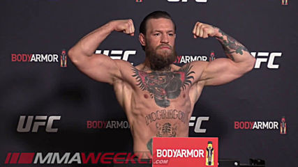 Ufc 246 Official Weigh-ins_ Conor Mcgregor (170 lbs / 77.11 кг.)