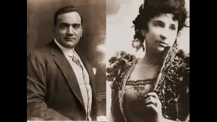 Enrico Caruso & Nellie Melba - O soave fanciulla - 1907 